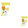 Image de Lettre en bois Animaux F comme 'Fox terrier' 8 cm Sevi 1831 - Jouets SEV83006