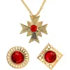 Image de Widmann - Ac2253 - **promo**set Bijoux Dracula Collier Pendentif + 2 Bagues