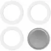 Image de Bialetti Reserveonderdeel Filterplaatje + Rubber Ringen - 6 kops RVS (Venus, Kitty, Musa, Class)