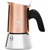 Image de Bialetti New Venus cafetière 2 tasses, poignée anti-brûlure, ne convient pas à l'induction, 2 tasses (85 ml), acier inoxydable, bronze