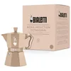 Image de Bialetti Moka Exclusive Octagonal Induction Espresso Maker, Aluminium and Steel, Desert Sand, Gas and Induction Compatible, Made in Italy
