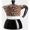 Image de Bialetti - Cafetière Italienne  Set Moka Induc 4 Tasses D&G Leopard