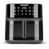 Image de nutribullet Crisplite Vision NBA0811DG, Airfryer, Friteuse à Air Chaud 8L, Température Numérique 80-200°, sans PFAS, 8 Préréglages Automatiques, Tactile, Panier Lavable Lave-Vaisselle, 2000W, Noir Mat