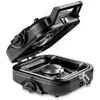 Image de KEMPER - Réchaud gaz pliable 2 feux 4600 W Acier inoxydable à cartouche de gaz 7/16"