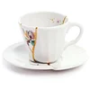 Image de Seletti Kintsugi Tasse avec Soucoupe en Porcelaine et Or 24 carats Mod. 3