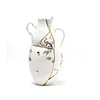 Image de SELETTI Pot Kintsugi en porcelaine et or