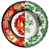 Image de SELETTI Assiette creuse en porcelaine Ø 25,4 H.4,2 "Hybrid-Cecilia