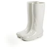 Image de Seletti - Porte-parapluie haut "Rainboots" en porcelaine, blanc