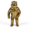 Image de Vase en porcelaine en astronaute "Dîner-Starman-Gold cosmique" Cm.15X11 H.28