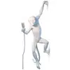 Image de Seletti 14881 Monkey Lampe Singe Suspendu Résine Blanc 37 x 20,5 x 76,5 cm