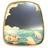 Image de SELETTI Toiletpaper Miroir avec Cadre Doré Fille