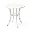 Image de Seletti Table en aluminium Industry Collection Ø 70 cm H.74 - Blanc