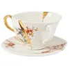 Image de SELETTI Kintsugi Tasse à thé avec soucoupe n°1