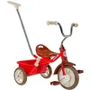 Image de Italtrike - Tricycle Passenger - 10 Pouces - avec Benne et Frein à Main - Selle avec Dossier, Réglable 3 Positions - Canne Parentale - Dès 2 Ans - Look Vintage - Couleur Rouge
