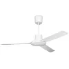 Image de Vortice Nordik Evolution R Ventilateur de plafond silencieux 160 cm, 3 pales en acier, ventilateur d'air froid, rotation réversible, vitesse réglable, prédisposition kit lumière, fabriqué en Italie