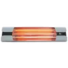 Image de Vortice de chauffage mural avec cordon, infrarouge, 600/1200/1800 W, thermologika Design, gris, 70003 1800W