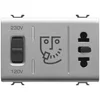 Image de Gewiss - Gw14331 - Prise (5 mm, 120-230 V) titane