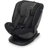 Image de Foppapedretti Siège auto Clock I-Size, siège pivotant à 360° pour enfant de 40 à 150 cm de hauteur, 0 à 12 ans, conforme ECE R129, fixation Dualfix (Isofix et non), Safe Body Protection, Noir