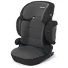 Image de Foppapedretti Siège auto Open I-Size pour enfant de 100 à 150 cm de hauteur, 3-12 ans, conforme ECE R129, fixation Dualfix (Isofix et non), protection des chocs latéraux, déhoussable, noir