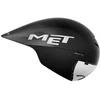 Image de Casque MET Drone Wide Body II Noir Métallique Brillant, Taille M (55-58 cm)