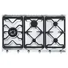 Image de Smeg SE97GXBE5 Intégré Plaque de cuisson Gaz Acier inoxydable plaque