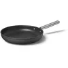Image de Smeg CKFF2401BLM Poêle anti-adhésive en aluminium avec base brevetée Noir 24 cm