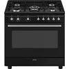 Image de Smeg Concert CX91GMBL cucina Cucina freestanding Elettrico Gas Nero A