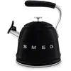 Image de Bouilloire SMEG sifflante 2.3L noir