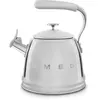 Image de Bouilloire SMEG sifflante 2.3L Silver