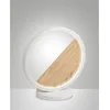 Image de Fabas Luce Pierre Lampe de table LED intégrée en verre blanc