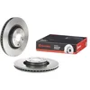Image de Brembo 09.B046.11 Disque de frein avant avec revêtement UV   une seule pièce