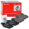 Image de Brembo P65026 Plaquettes de frein avant Nombre 4