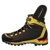 Image de LA SPORTIVA Trango Tech Leather GTX, Bottes de montagne pour homme, Black Yellow 999100, 44 EU