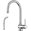 Image de Mélangeur d'évier de cuisine à douche extractible STICK PAFFONI SK185 CR