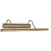 Image de Ideal Lux 017310 MIRROR-10 AP4 BRUNITO, Monture en Métal avec Finition Disponible en Bruni/Chrome Ou Nickel. Diffuseur Réglable, G9, 40 W, Brun