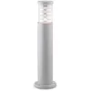 Image de Ideal Lux 026954 TRONCO PT1 Small Grigio, Corps Coulé sous Pression Fini avec Vernis Disponible en Grise/Anthracite Ou Noire.Diffuseur en Verre Pyrex avec Éléments Internes en Aluminium, E27, 60 W