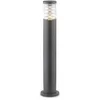 Image de Ideal Lux 026992 TRONCO PT1 BIG Antracite, Corps Coulé sous Pression Fini avec Vernis Disponible en Grise/Anthracite Ou Noire.Diffuseur en Verre Pyrex avec Éléments Internes en Aluminium, E27, 60 W