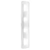 Image de Ideal Lux TUDOR AP4 Adapté à une utilisation à l'intérieur E14 Chrome,Transparent éclairage mural