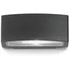 Image de Ideal Lux 061597 Andromeda AP1 Nero, Chrome. Éléments Décoratifs avec Rangés de Perles en Cristal Poli. Les Câbles en Nylon sont Accrochés À La Monture avec Clips en Métal, E27, 60 W