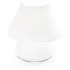 Image de Ideal Lux 074702 Prato TL1 BIG Bianco, Diffuseur en Verre Soufflé Blanc/Plaquéet Acidifié, E27, 60 W