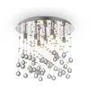 Image de Ideal Lux Moonlight PL8 Plafonnier G9, Chrome, 40 x 36 cm