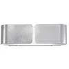 Image de Ideal Lux petite Applique AP2 idéale pour utilisation intérieure E27 éclairage mural argenté   éclairage mural (Surfacé, 2 ampoules, E27, iP20, argenté)