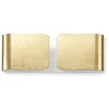 Image de Ideal Lux CLIP AP2 MINI Suitable For Indoor use G9 40 W Gold   Wall Lighting (Surfaced, Bedroom, Gold, Metal, iP20, 2 Bulb (s))