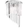 Image de IDEAL LUX CARLTON AP3 Applique en métal chromé avec barres en cristal 3 x 40 W E14