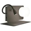 Image de Applique moderne de lecture IDEAL-LUX ART BOOK-1 AP2 noir, Lampe de lecture lit