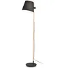 Image de Ideal Lux AXEL Lampadaire Avec Abat-jour Conique Noir