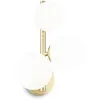 Image de Ideal Lux PERLAGE Applique 3 globes laiton