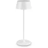 Image de Ideal Lux Pure Lampe de table LED intégrée blanche 230 lm 3000 K IP54