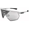 Image de Scicon AEROWING Lunettes de soleil de sport unisexes (Photocromique Argenté/Blanc brillant)