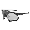 Image de SCICON Sports Aeroshade XL Lunettes De Soleil De Performance Sportive (SCNPP Silver Fotocromic/Compagnon De Carbone)